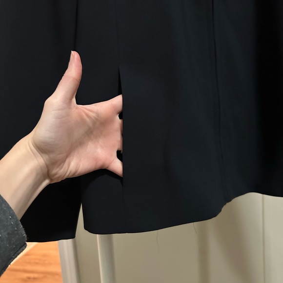 Jones New York Platinum Women’s black full zip blazer jacket size 16 - Picture 4 of 6